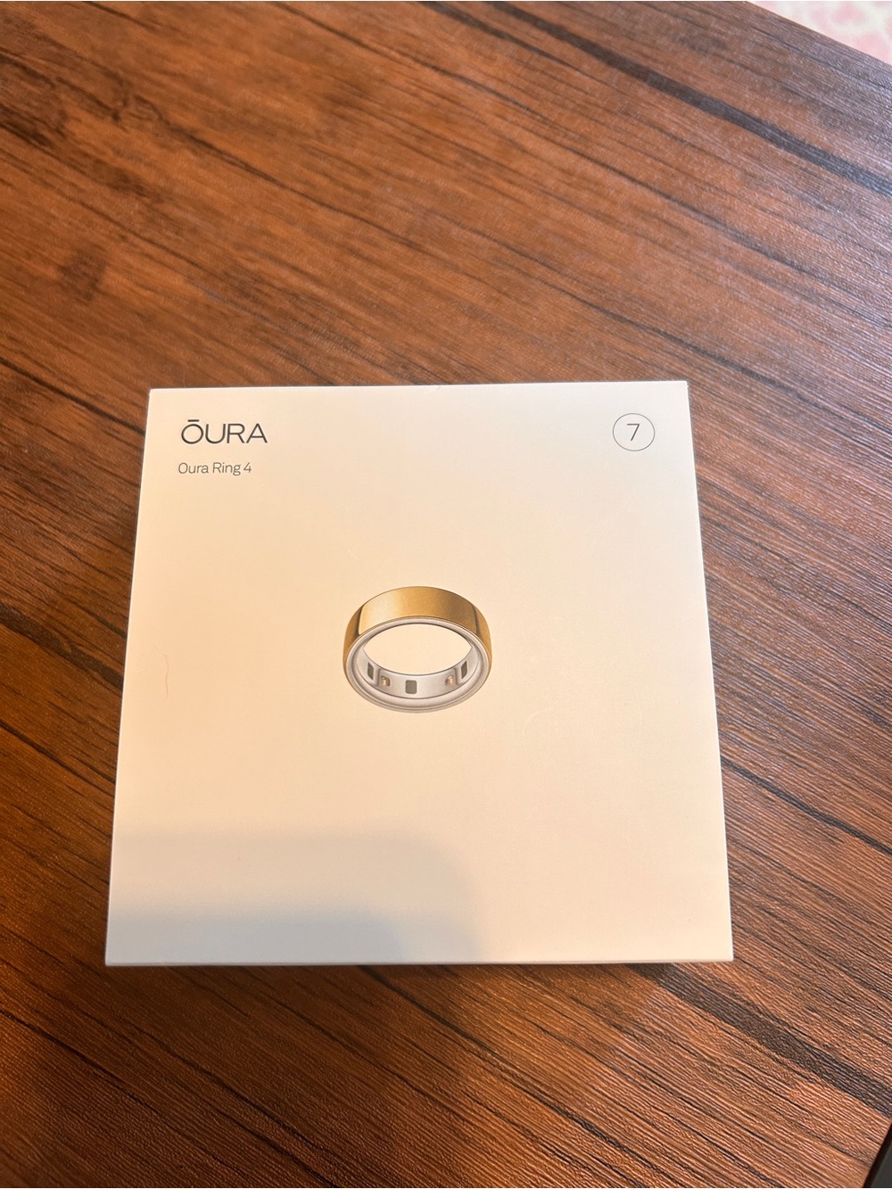 New Oura Ring 4 Gold Smart Ring (Size 7)